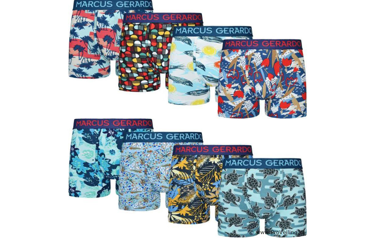 Marcus Gerardo boxershort verrassingspakket - Maat L (8 pack)