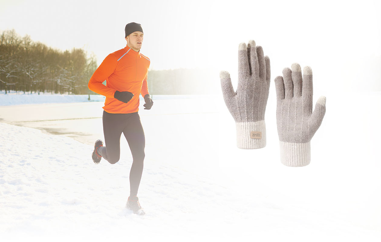 Mario Russo - TouchGrip handschoenen (khaki)