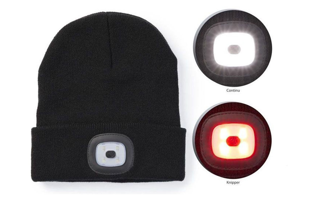 Muts Met Led Verlichting (Zwart)