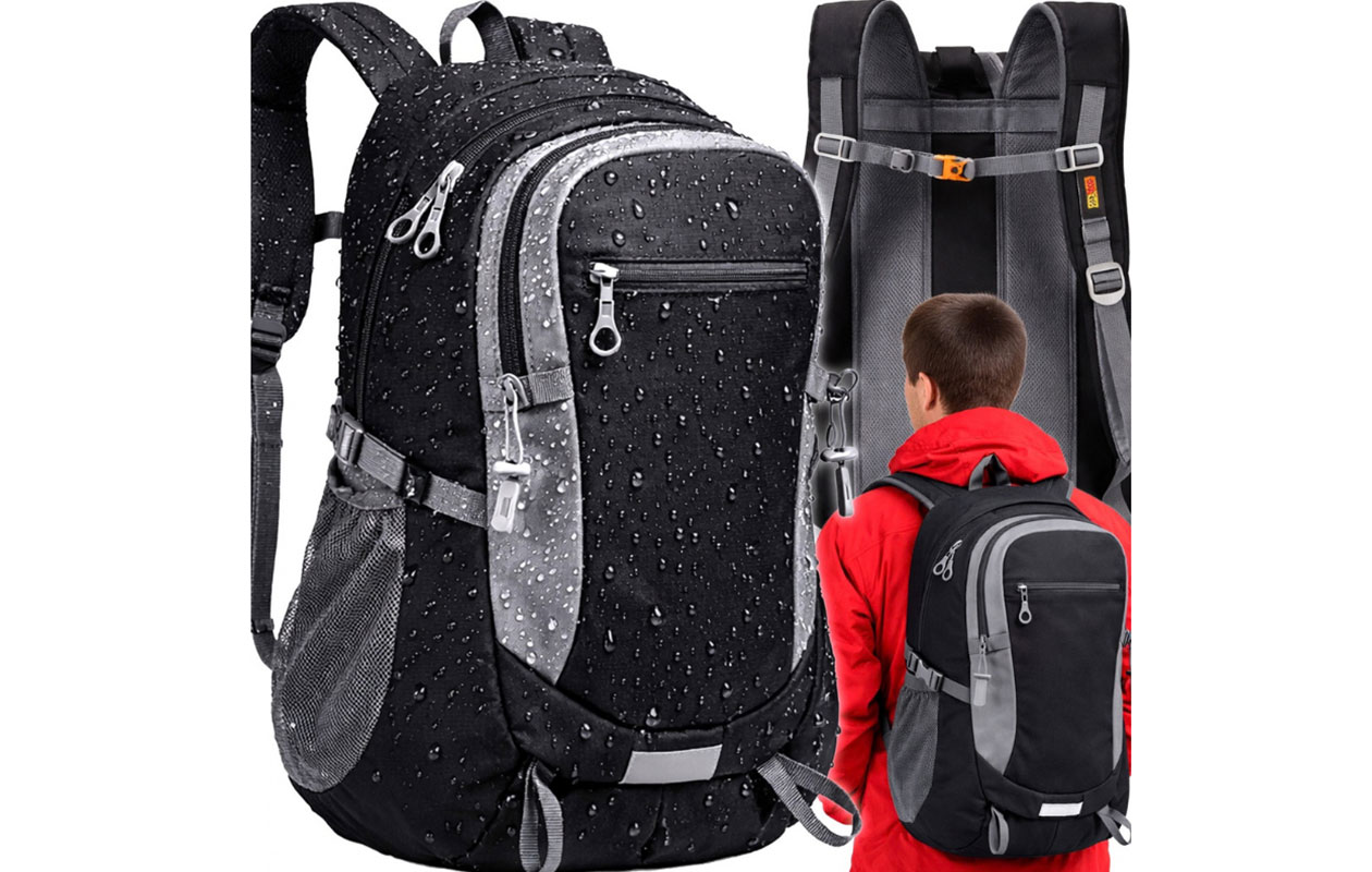 RETOO 40L Trekking- en Reisrugzak | Zwart