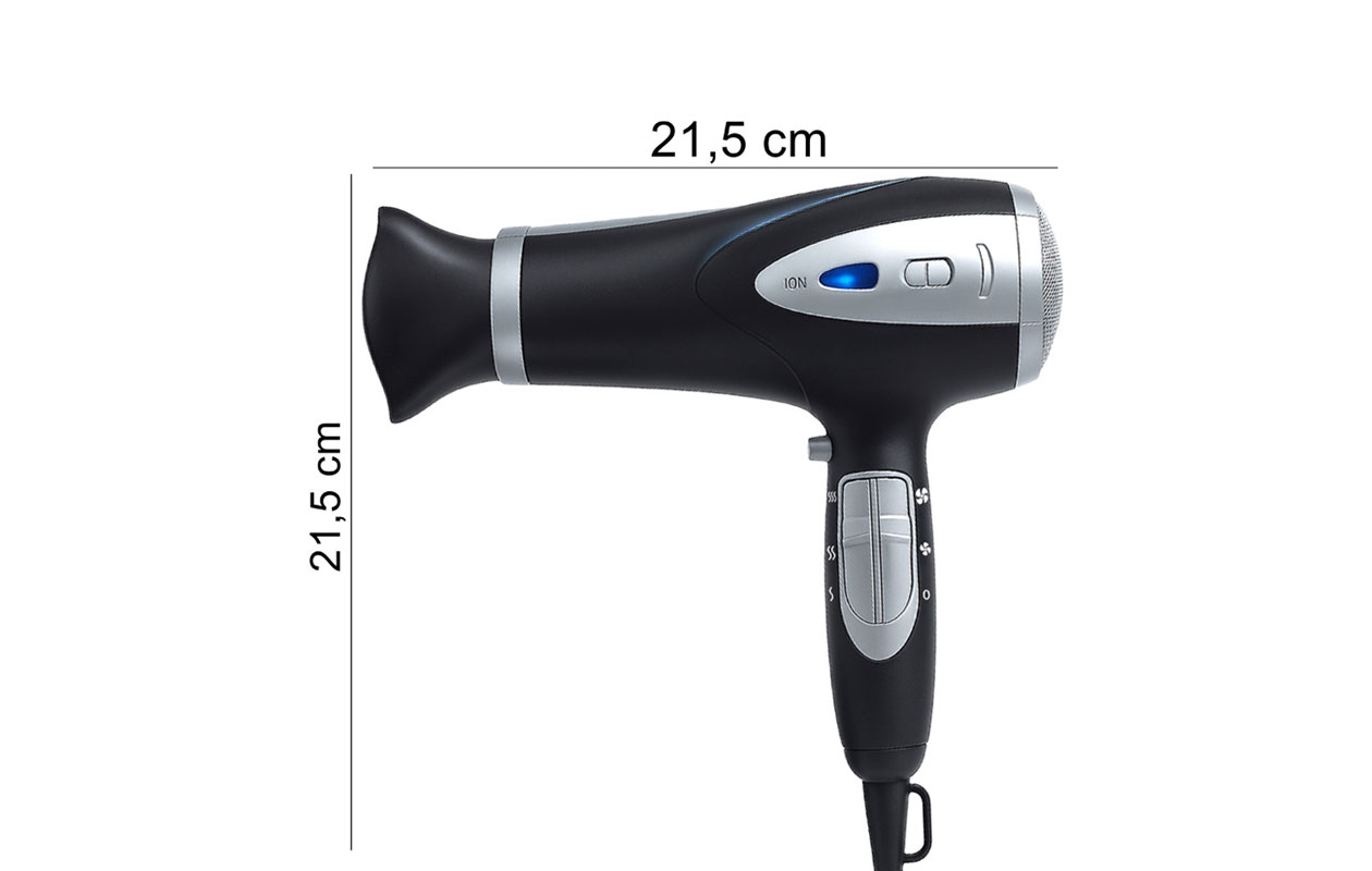 5-in-1 Haardroger 2000 W met Ionisatie