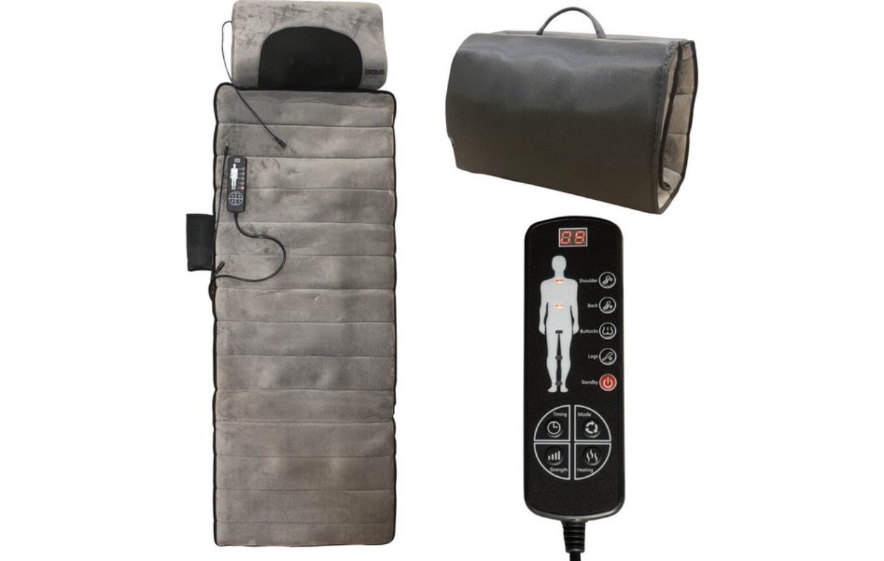 BREND - Elektrische Massagemat en Kussen