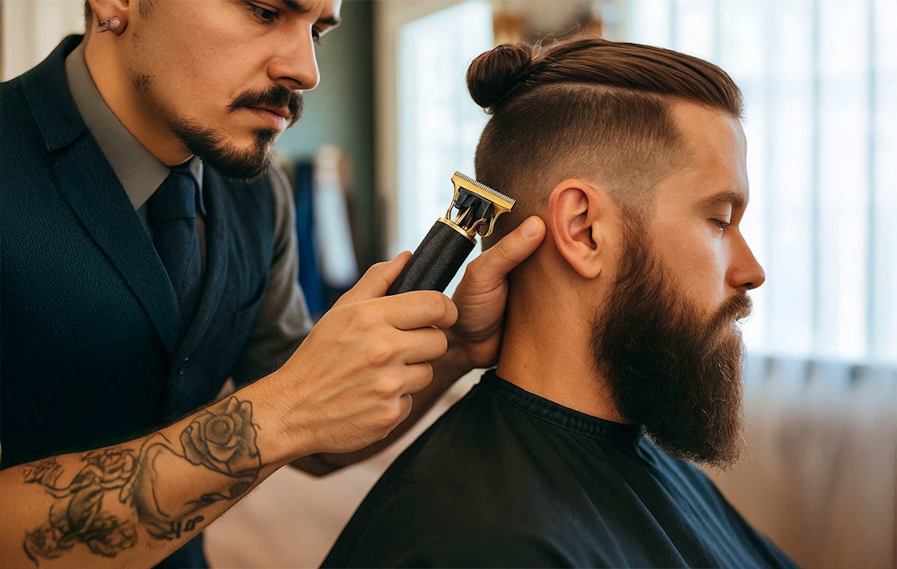 Haartrimmer antraciet - inclusief opzetstukken