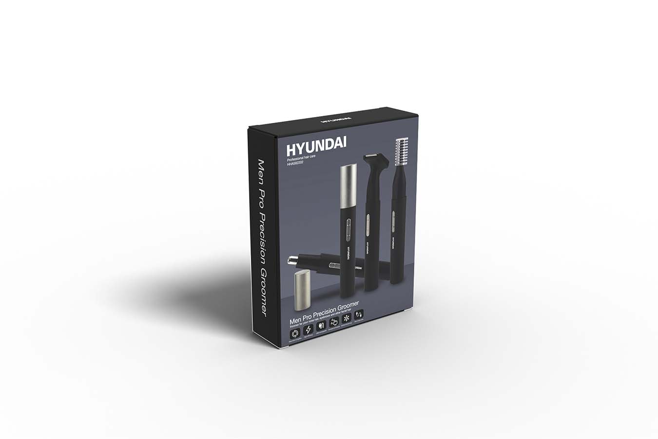 Hyundai Electronics - Men pro precisie trimmer - Wenkbrauw, neus en haar