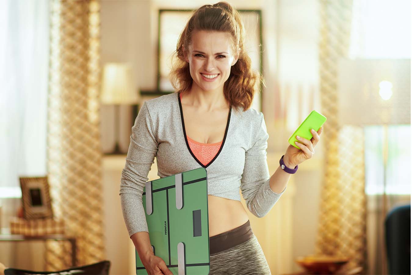 Hyundai Home - Smart digitale personenweegschaal - H Edition - Groen