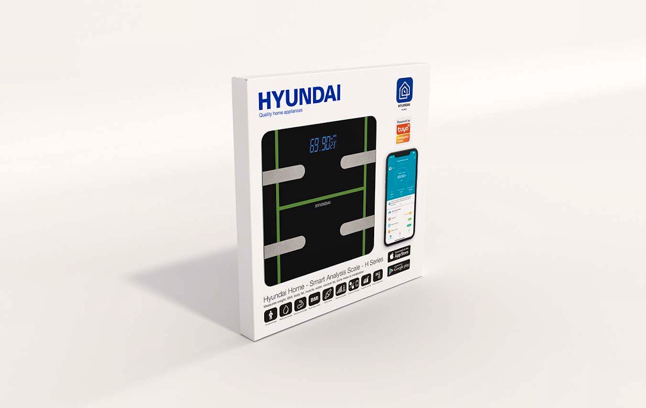 Hyundai Home - Smart digitale personenweegschaal - H Edition - Oranje