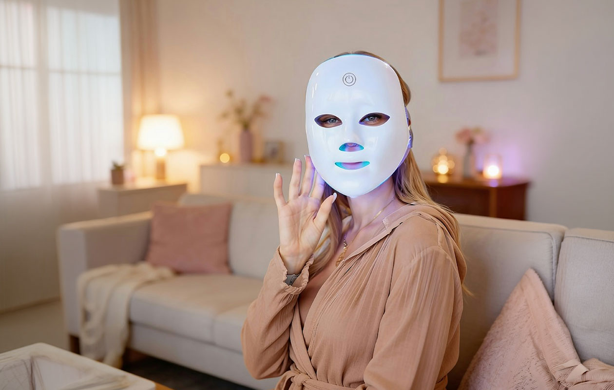 Nexxt - LED siliconen gezichtsmasker