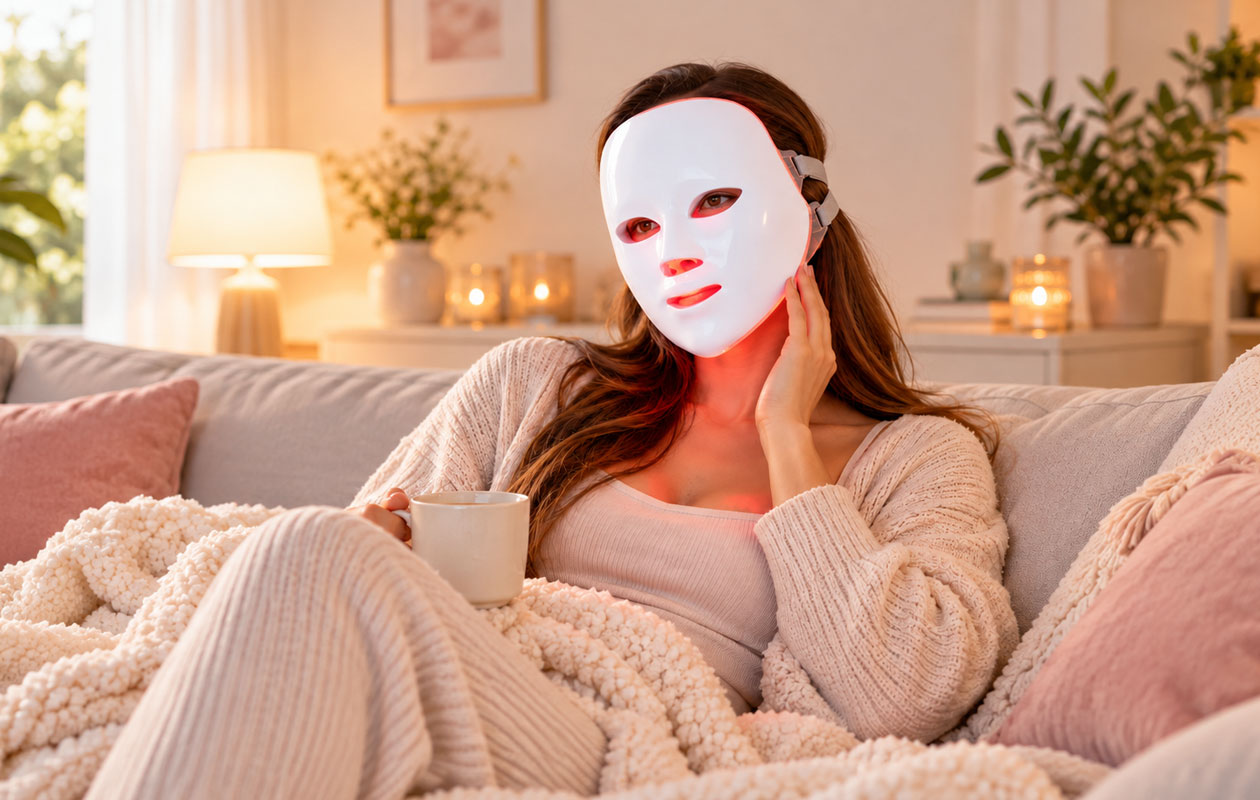 Nexxt - LED-siliconen gezichtsmasker