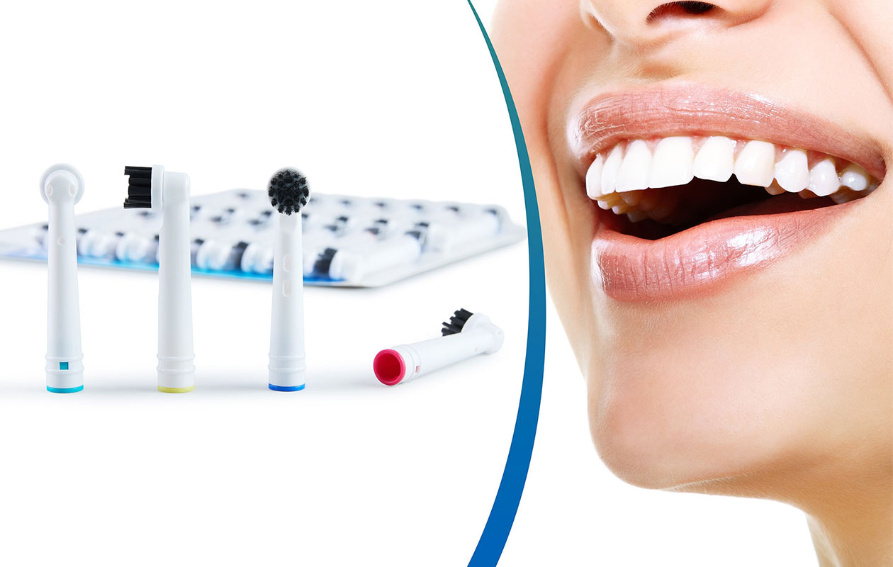 Brossettes OralB Charcoal - 32 pièces