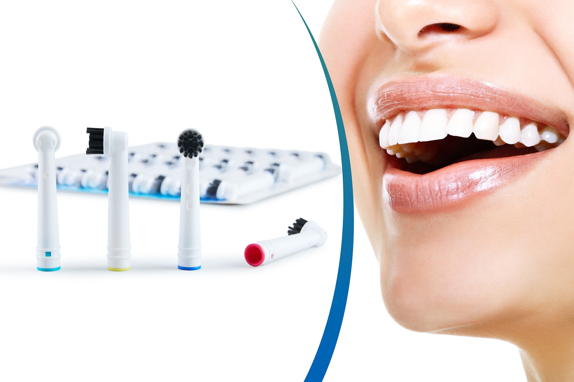 MyCare+ Opzetborstels Charcoal - 32 stuks