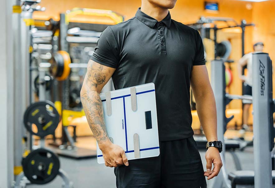 Slimme personenweegschaal van Hyundai Home