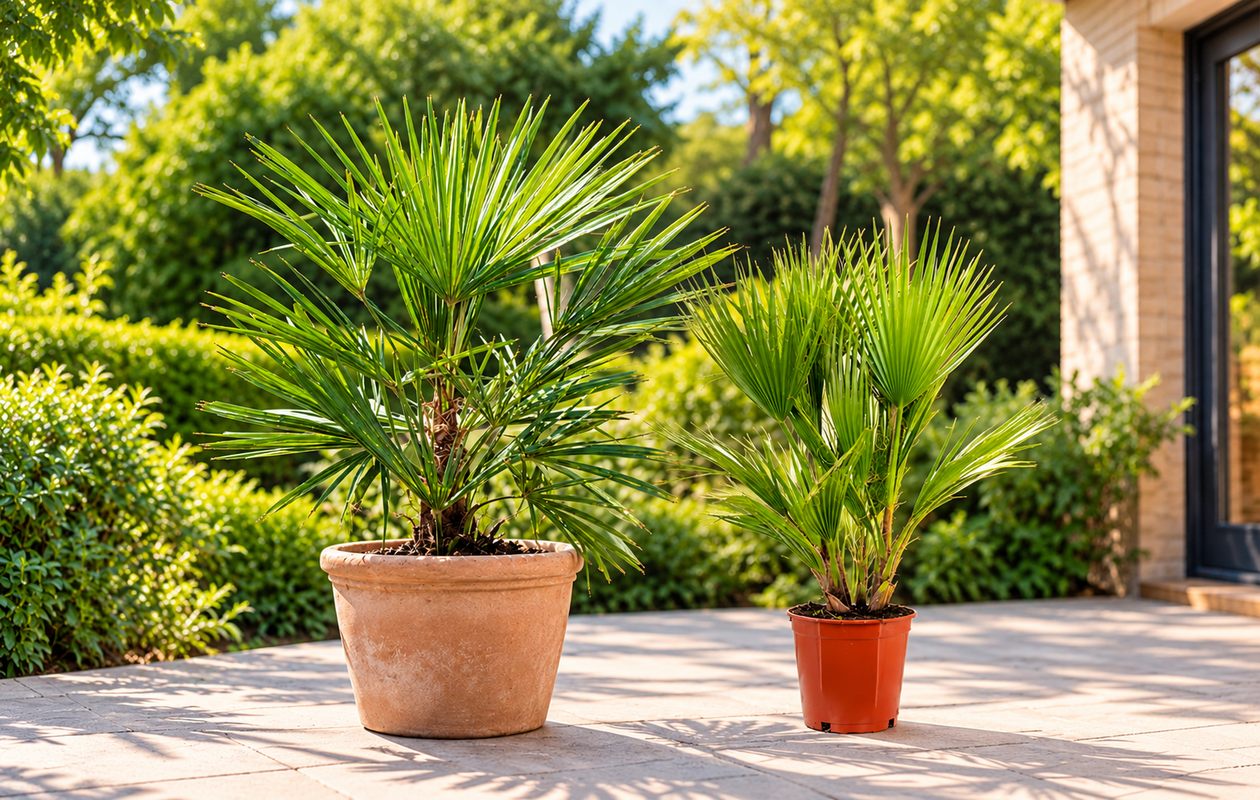 Grote Mexicaanse Waaierpalm 'Washingtonia Robusta' (80- 100 cm)