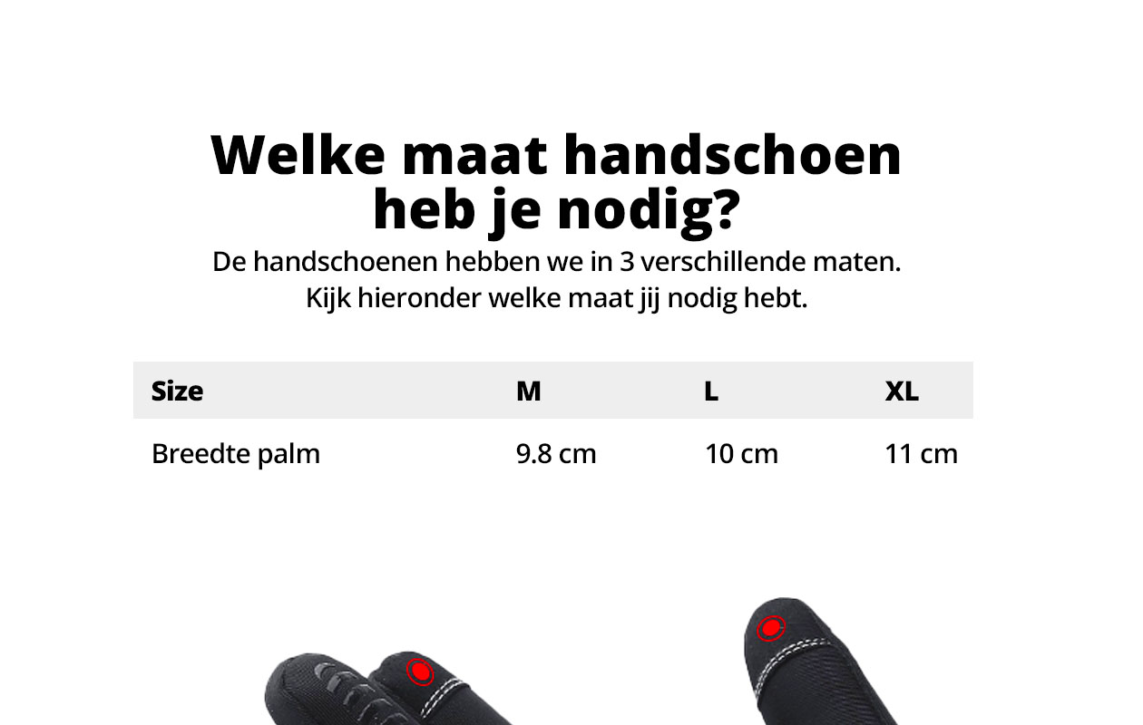 Proofy Premium handschoenen zwart maat M