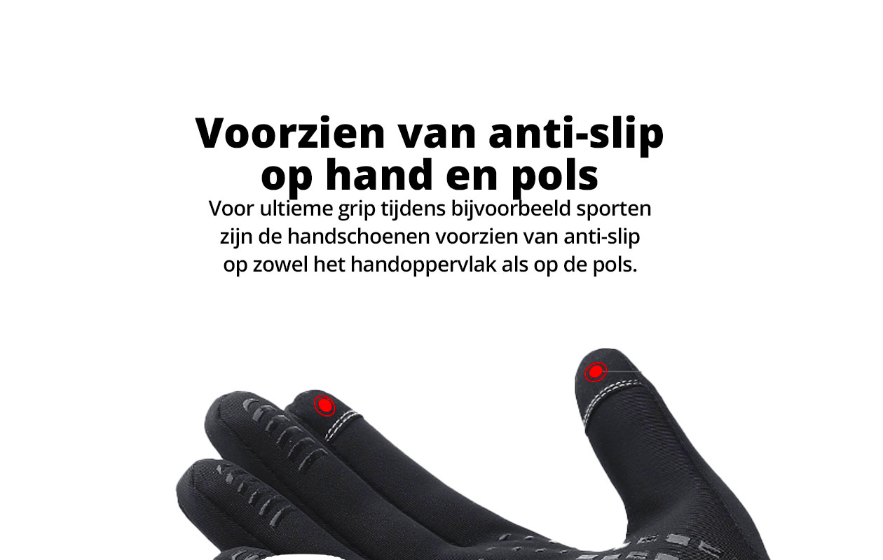 Proofy Premium handschoenen zwart maat M