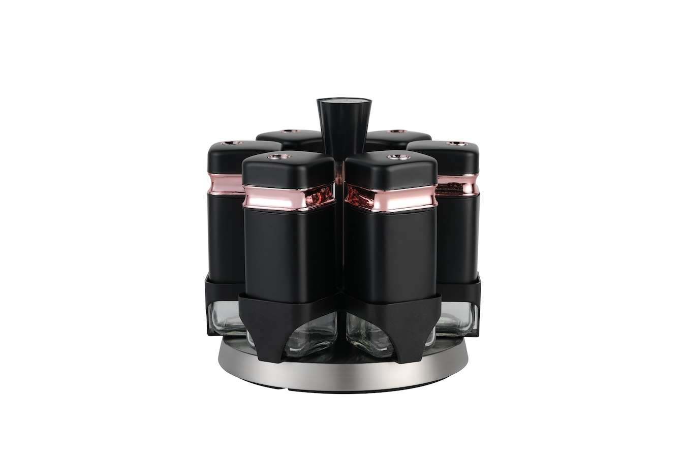 Roterend kruidenrek met 6 potjes van Buccan