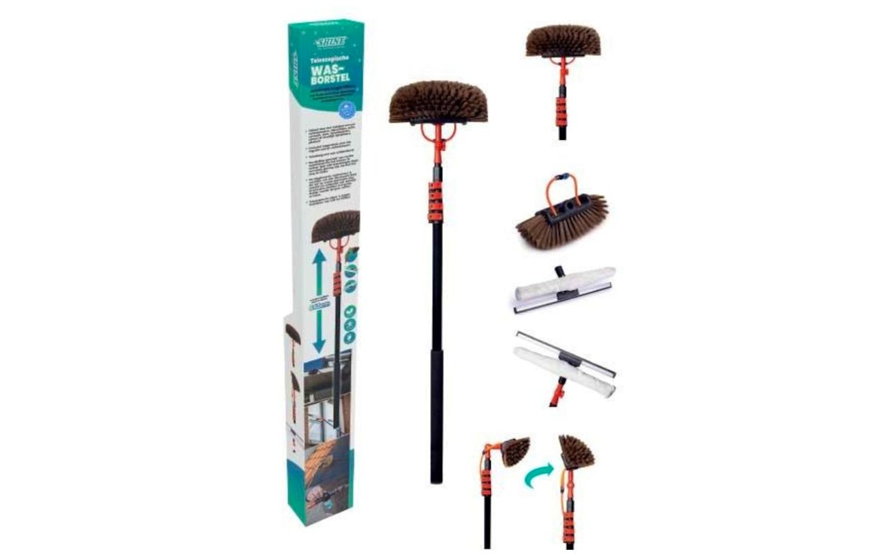Shine telescopische waterbezem deluxe 6,5 meter