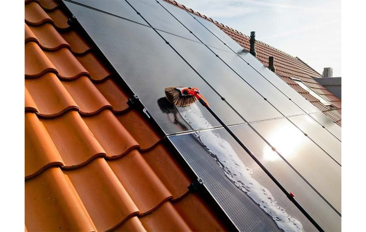 Shine telescopische waterbezem deluxe 6,5 meter