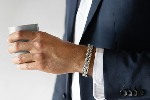 Bracelet De Montre En Acier Inoxydable Ton Argent - Largeur 18 Mm, Neuf, Avec Boucle