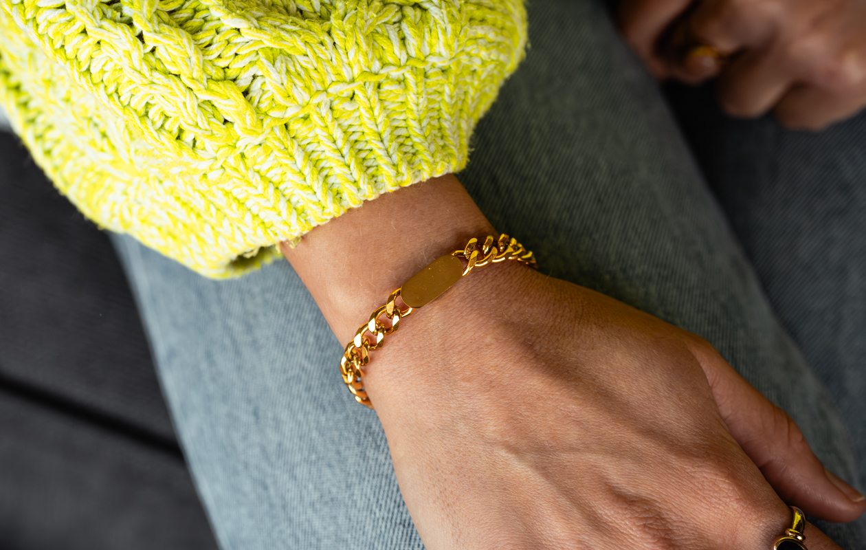 Bracelet Charlize or - Maison D'Oro