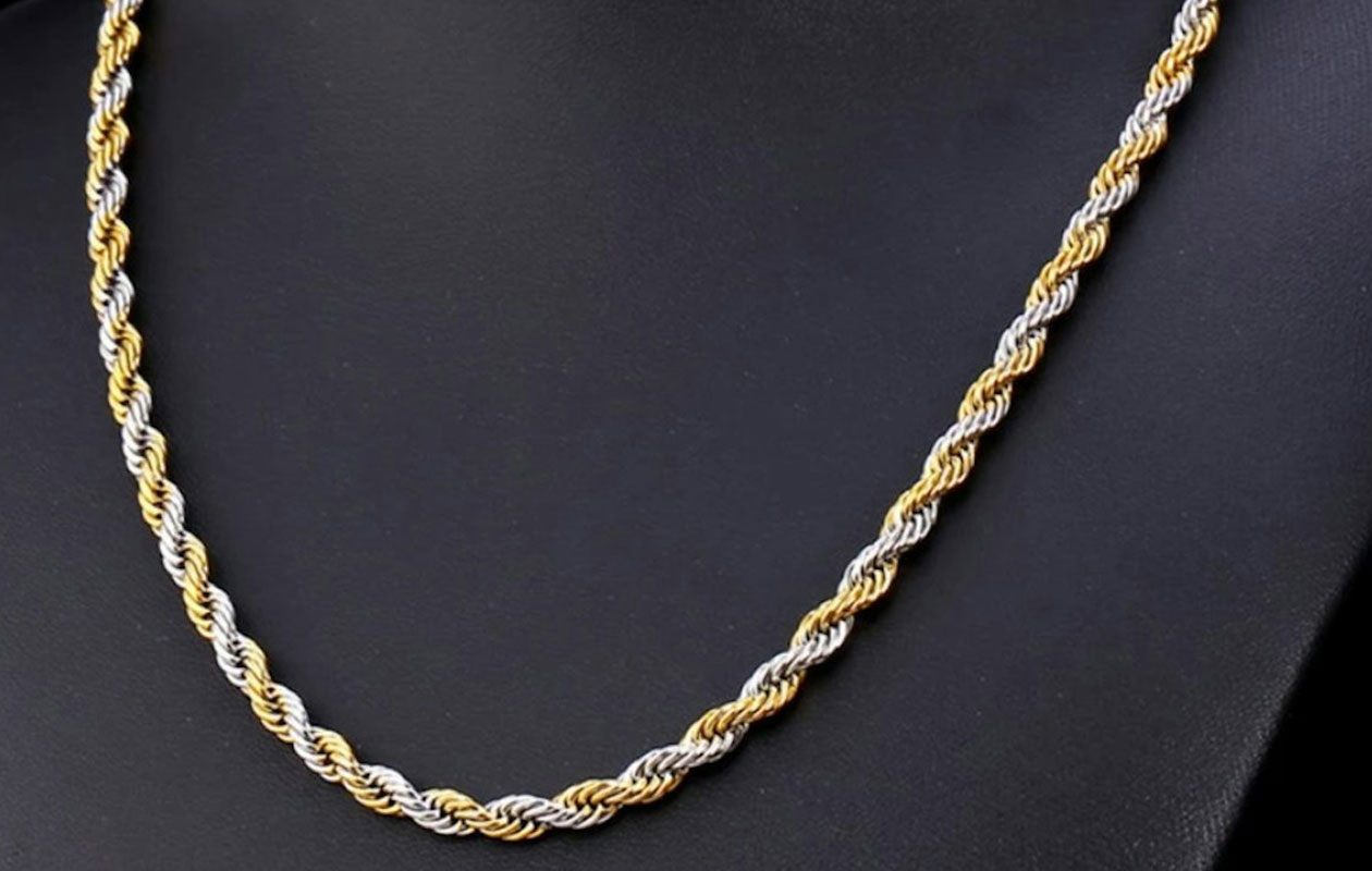 HYKS Goud/Zilveren RVS Ketting