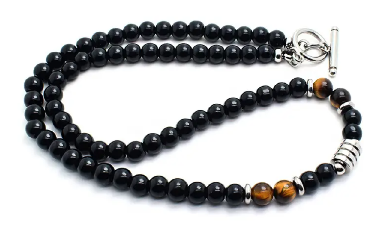 HYKS Ketting met Tijgeroog Steen