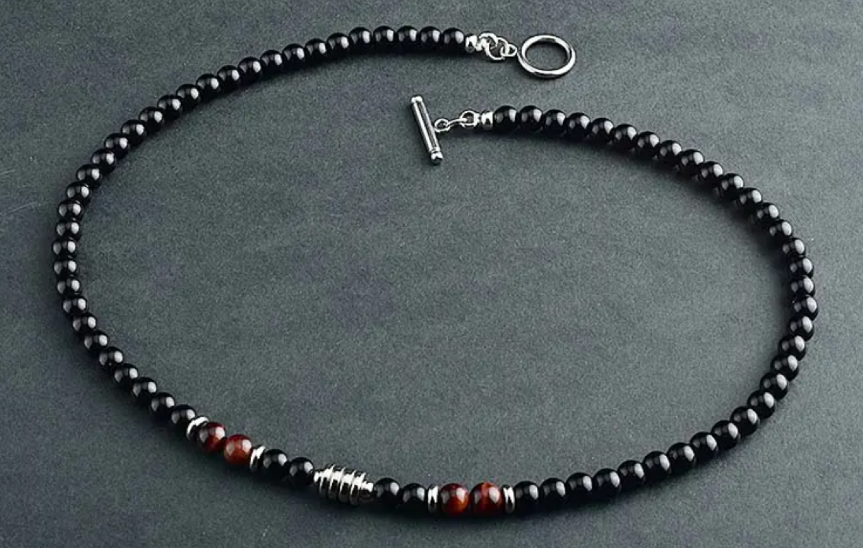 HYKS Ketting met Tijgeroog Steen