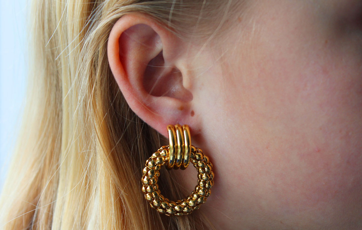 Oorbellen Lila - Maison d'Oro