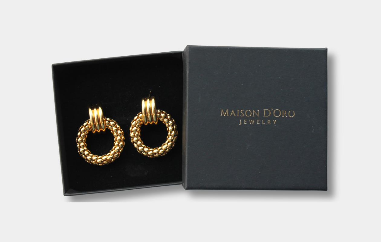 Oorbellen Lila - Maison d'Oro