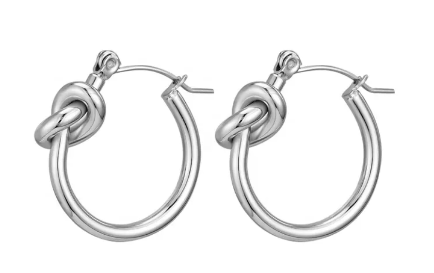 HYKS Oorbellen met Sierlijke Knoop