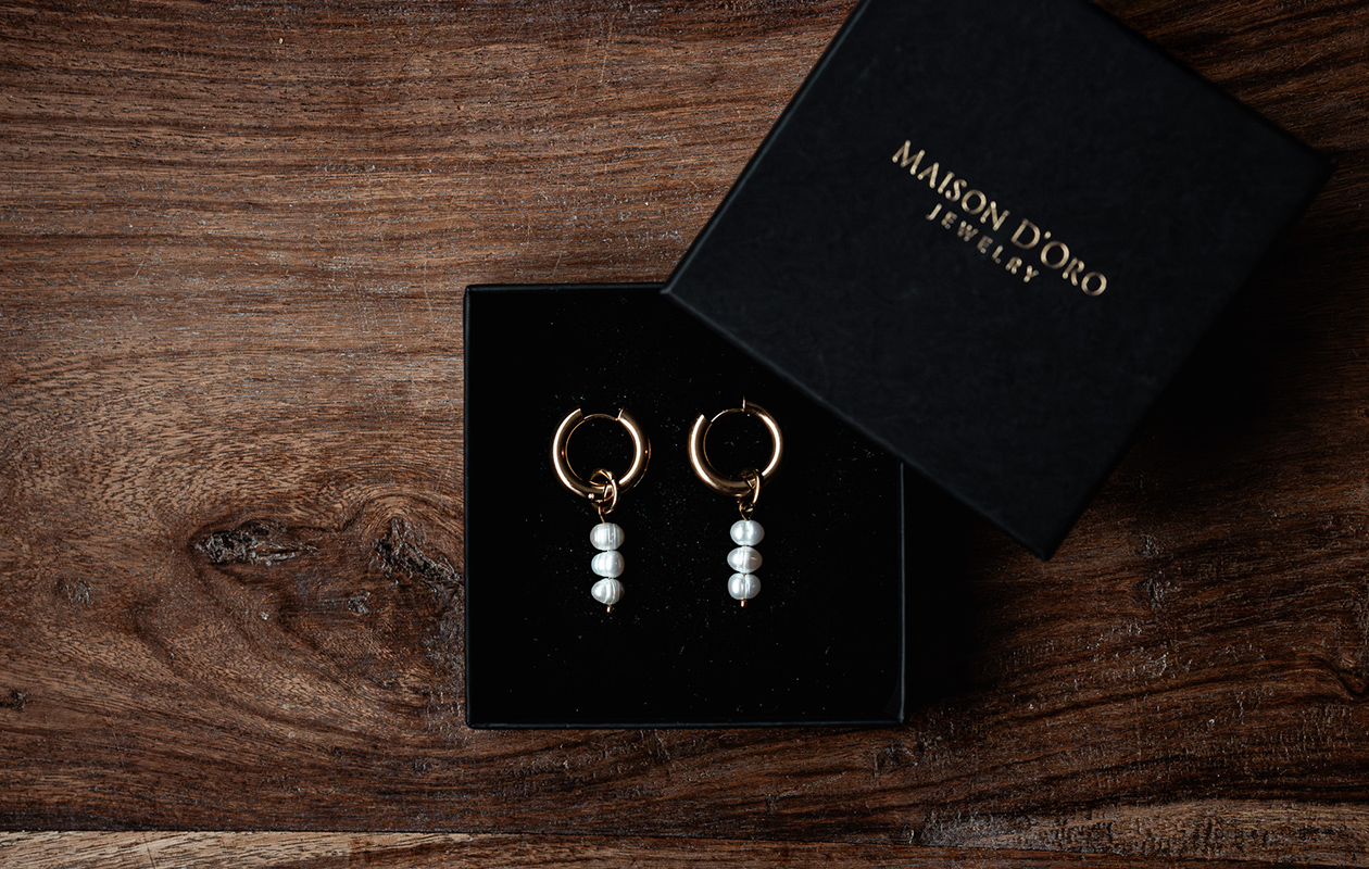 Boucles d'oreilles Odette - Maison D'Oro