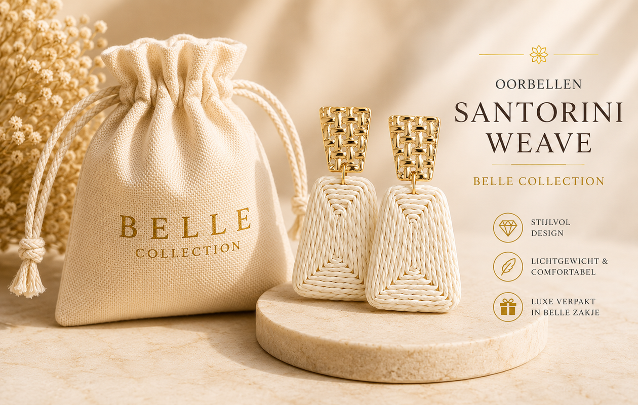 Boucles d'oreilles Santorini Weave - Collection Belle