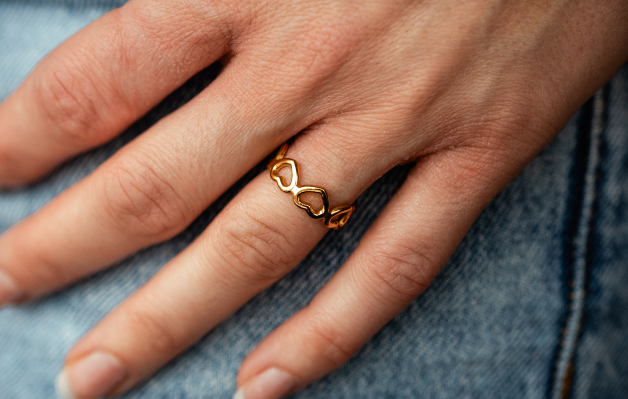 Ring Noëlle goud - Maison D'Oro