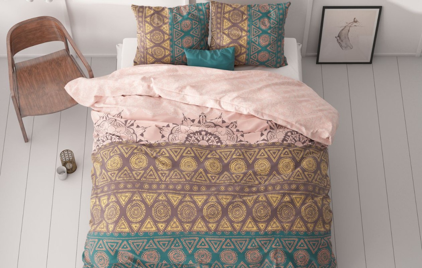 Bohemian Multi 240 x 200/220 Met Kussenslopen