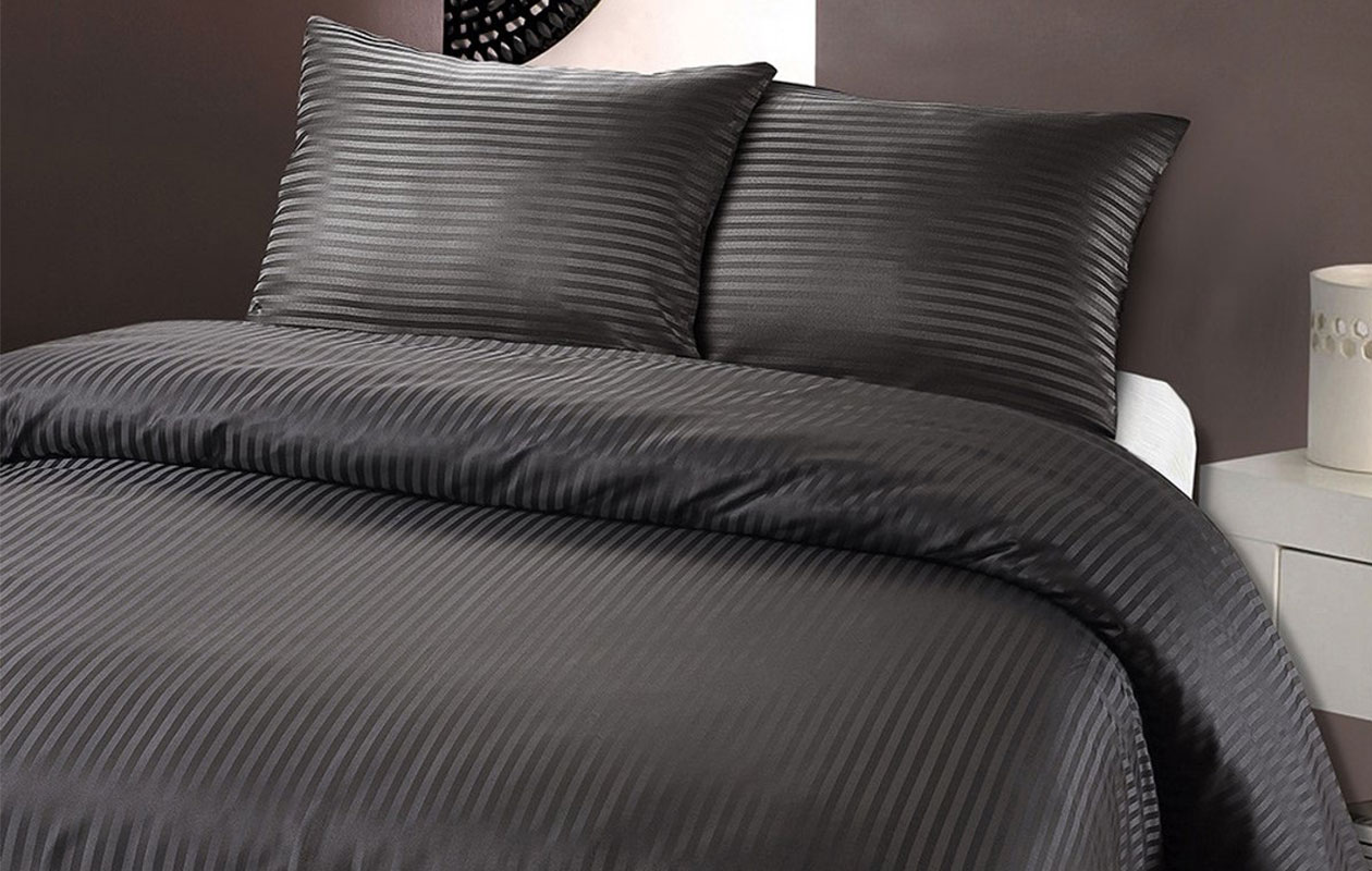 Dekbedovertrek Dallas Antraciet - 240x200/220 cm