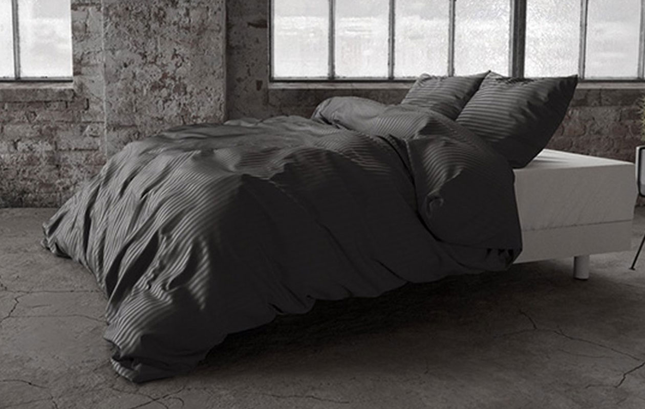 Dekbedovertrek Dallas Antraciet - 240x200/220 cm