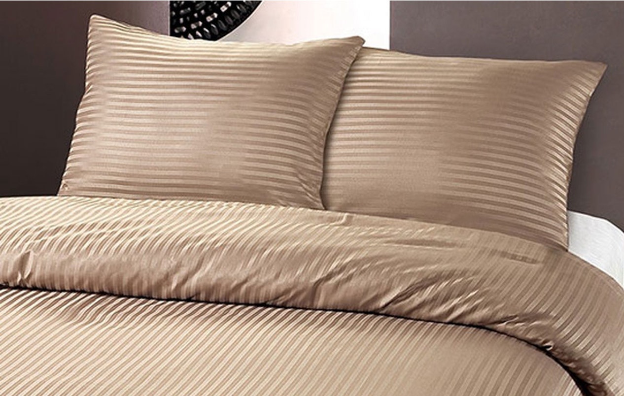 Dekbedovertrek Dallas Taupe - 240X200/220 cm