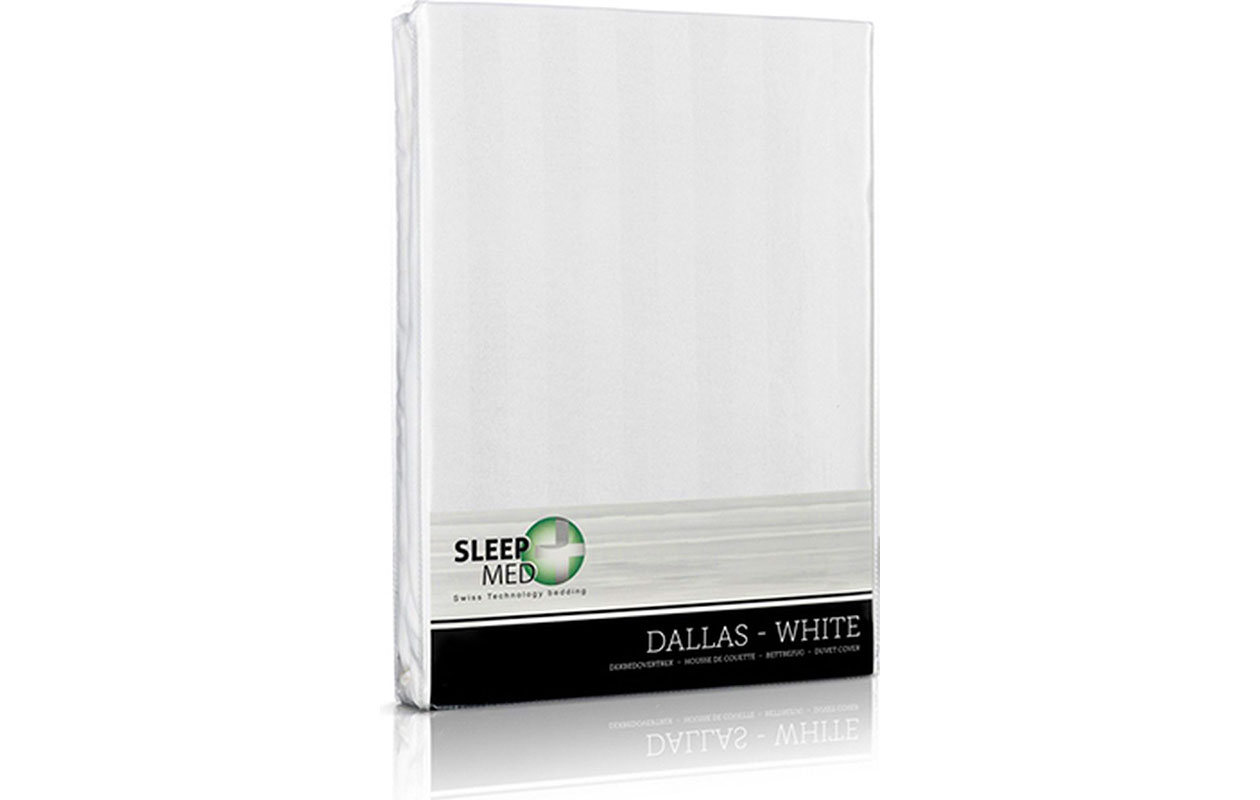 Dekbedovertrek Dallas Wit - 240x200/220 cm