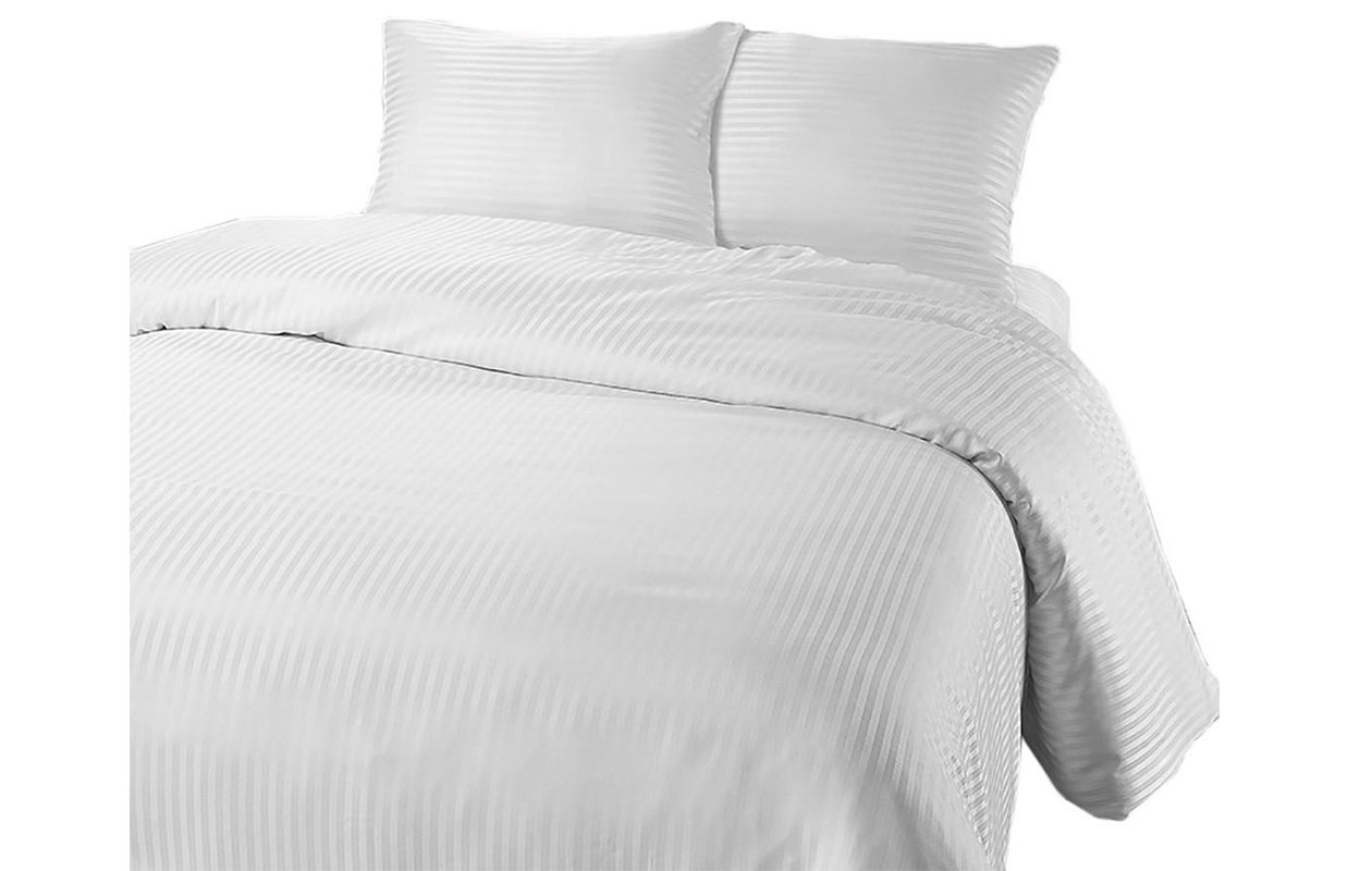 Dekbedovertrek Dallas Wit - 240x200/220 cm