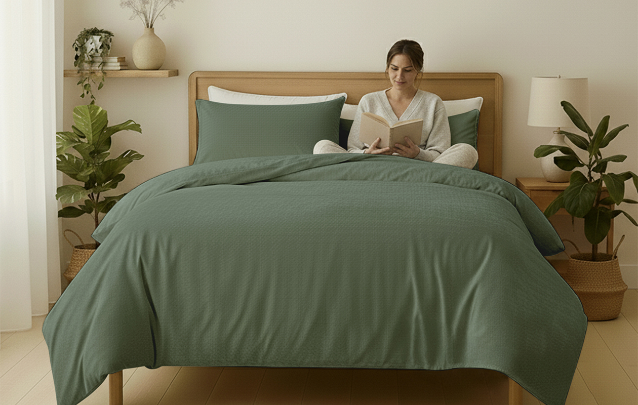 Luxe dekbedovertrekset met 2 kussenslopen – 240×200/220 cm