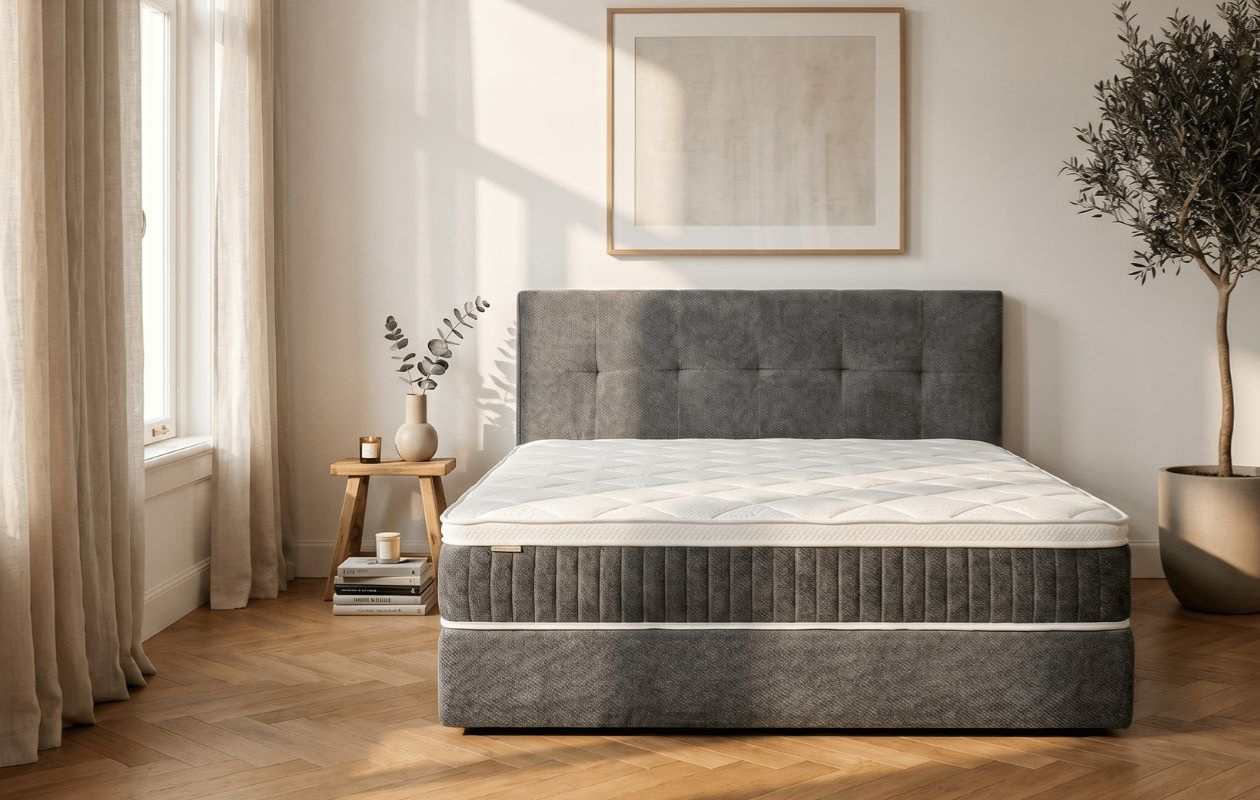 Dreamhouse Serenity Luxe Boxspring 180x200 cm – Antraciet
