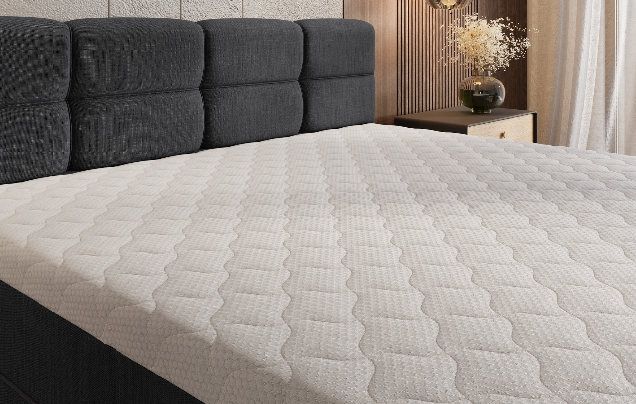 Emsa tweepersoons boxspring Gustavo 180x200 Antraciet