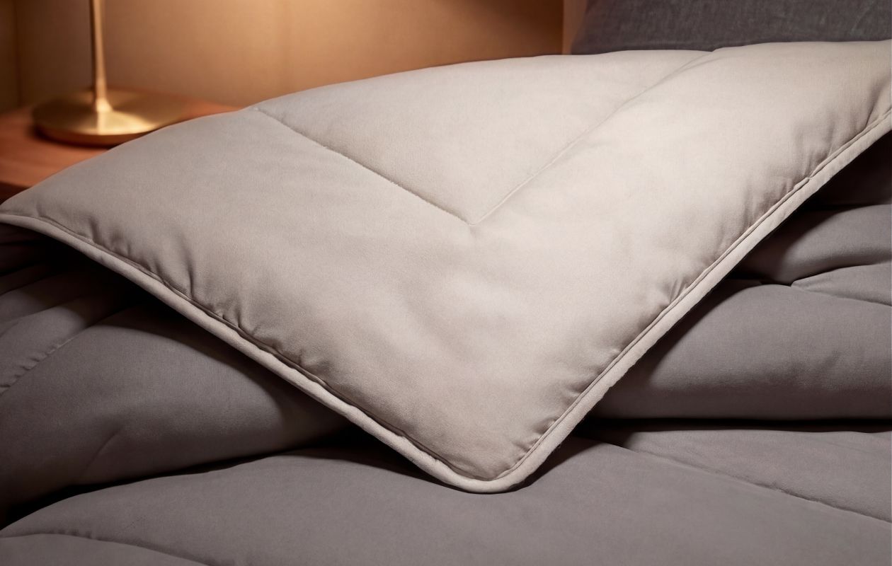 Couette tout-en-un EMSA 240 x 200 (crème-kaki)