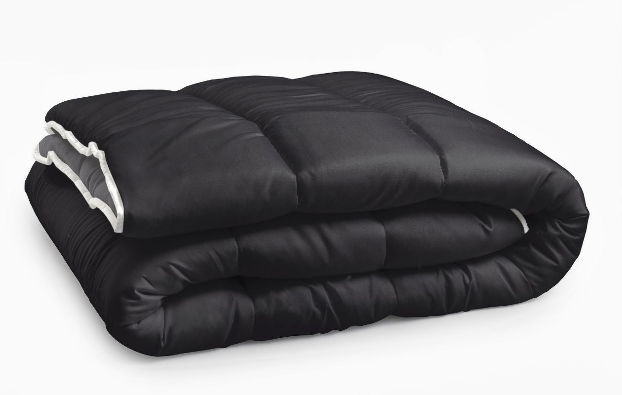 Emsa dekbed all-in one black/anthracite 240 x 200