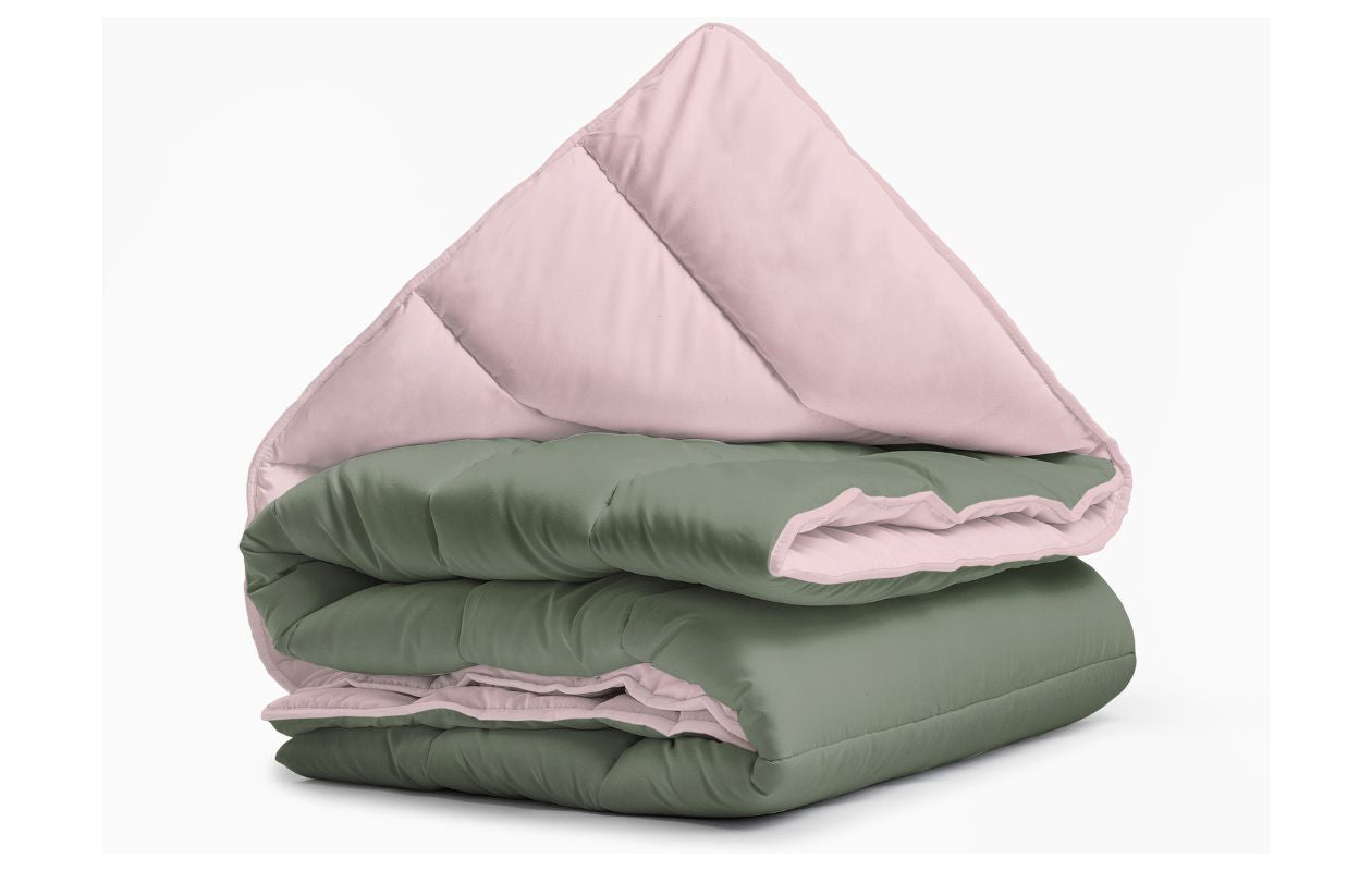 Emsa Dekbed All-in one Groen/Roze 240 x 200