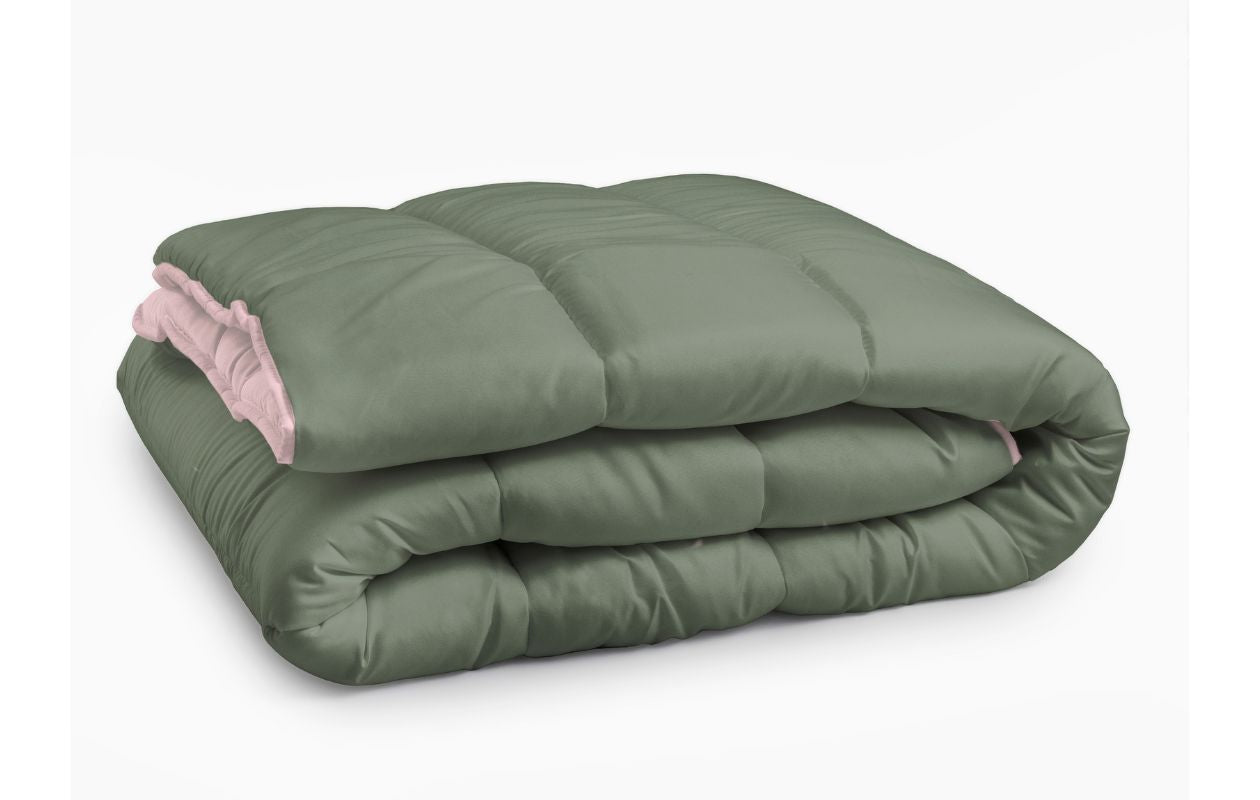 Emsa Dekbed All-in one Groen/Roze 240 x 200