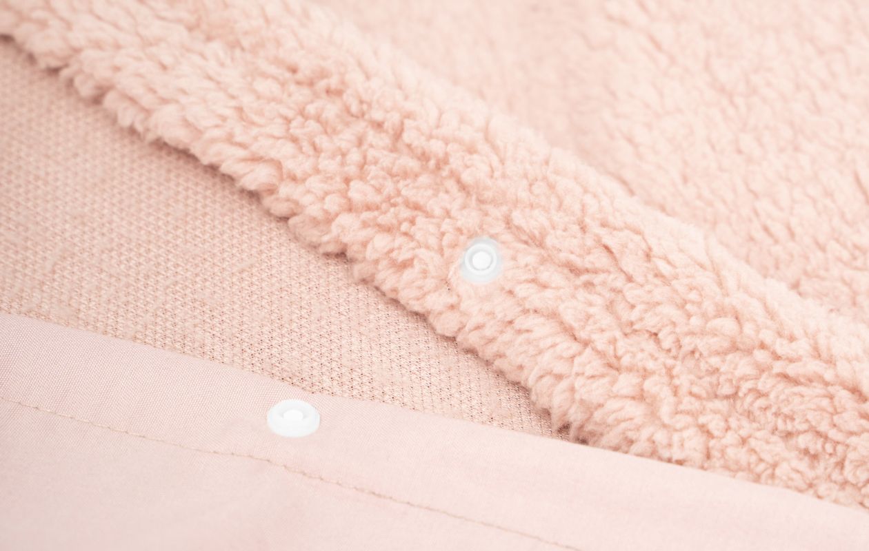 Emsa Teddy Dekbedovertrek Roze 240x200/220 cm