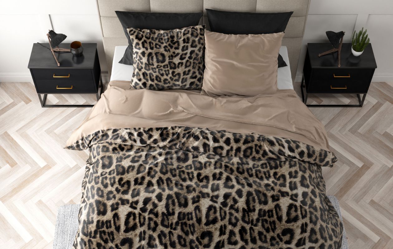 Emsa Velvet Tiger Bruin Dekbedovertrekset 240 x 200/220 cm