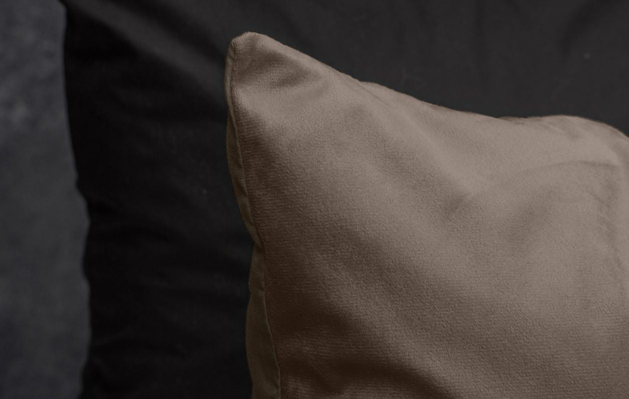 Emsa Velvet Uni Taupe Dekbedovertrekset 240 x 200/220 cm