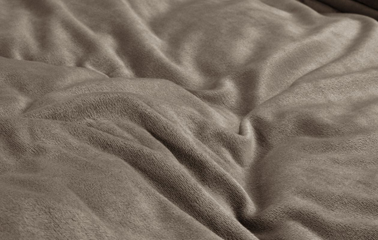 Emsa Velvet Uni Taupe Dekbedovertrekset 240 x 200/220 cm