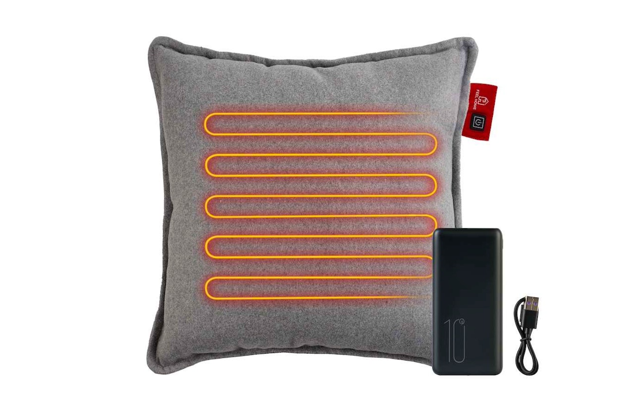 Feel Home verwarmend kussen - met 10000mAh Power bank
